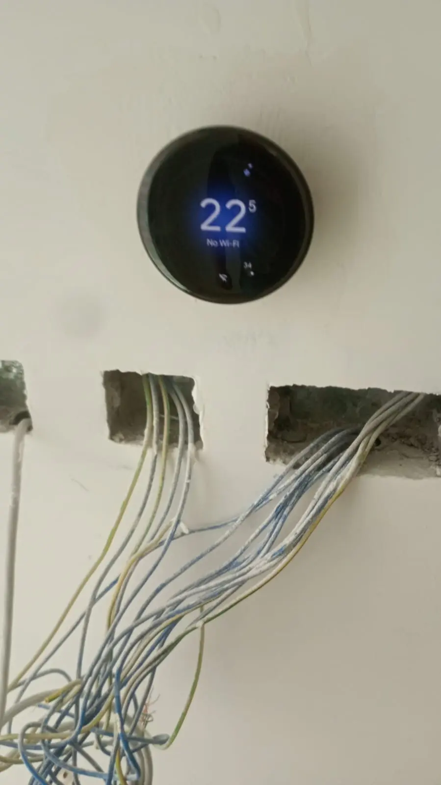 Completed Google Nest Installation on Dubai wall
