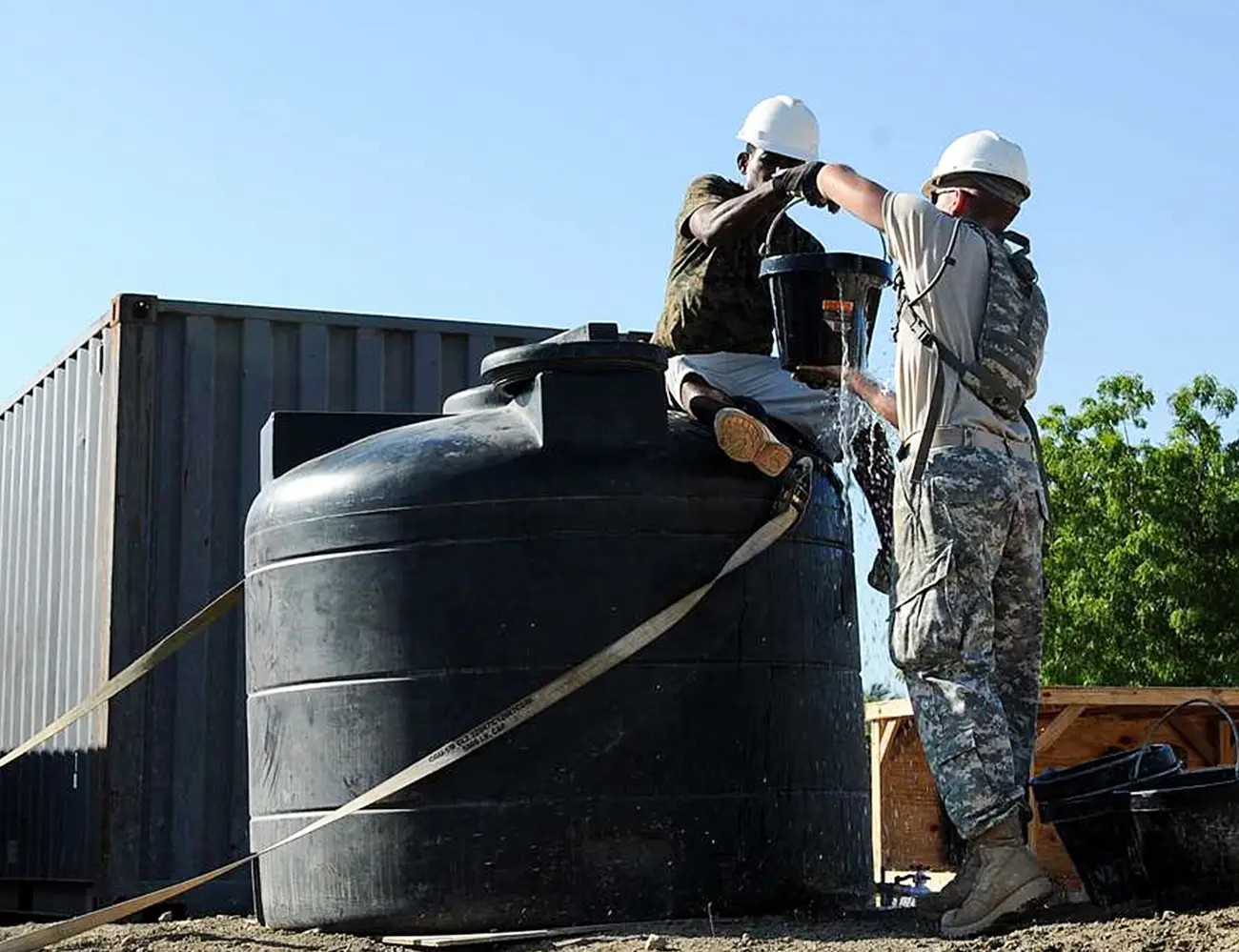 water tank cleaning full