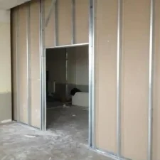 gypsum board and partition making